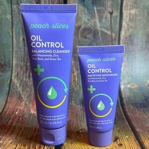 Peach Slices Oil Control Balancing Cleanser and Mattifying Moisturizer